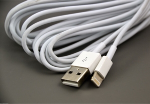 USB Lightning 8-pins kabel iPad, iPod en iPhone (3 Meter) USB Lightning 8-pins kabel iPad, iPod en iPhone (3 Meter)